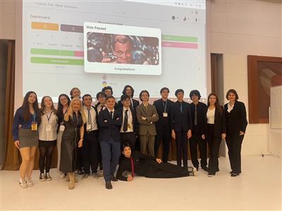 Okulumuzda MUN (Model United Nations) Etkinliği Başarıyla Gerçekleştirildi